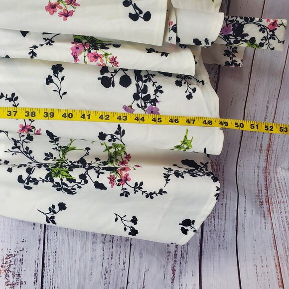 Danny and Nicole Maison Tara Floral Midi Dress Whimsy Fairy Garden Printed 22W - Picture 16 of 16